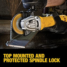 Load image into Gallery viewer, DEWALT Angle Grinder, 4.5 Inch, 11 Amp, With Paddle Switch (DWE402), Black