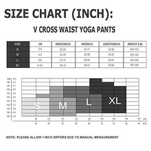 Load image into Gallery viewer, MOOSLOVER Women V Cross Waist Butt Lifting Leggings with Pockets High Waisted Yoga Pants(Medium,#1 Black)