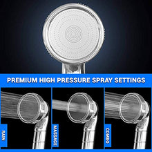 Load image into Gallery viewer, PureAction Luxury Filtered Shower Head with Handheld Hose - Hard Water Softener High Pressure & Water Saving Showerhead Filter - Removes Chlorine & Flouride For Dry Skin & Hair - SPA Showerhead Filter