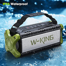 Load image into Gallery viewer, W-KING Bluetooth Speaker Waterproof, 50W Portable Speakers Bluetooth Wireless Loud for Halloween Party, Outdoor Large Speaker with Subwoofer/DSP/40H/EQ/Stereo Pairing/Power Bank/TF/AUX/NFC/Hands-Free