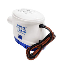Load image into Gallery viewer, MAXZONE Automatic Submersible Boat Bilge Water Pump 12v 1100gph Auto with Float Switch