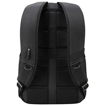 Load image into Gallery viewer, Targus Legend IQ Backpack Laptop bag for Business Professional and College Student with Durable Material, Pockets Throughout, Headphone Cord Pocket, TrolleyStrap, Fits 16-Inch Laptop, Black (TSB705US)