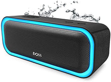 Load image into Gallery viewer, DOSS SoundBox Pro Bluetooth Speaker with 20W Stereo Sound, Active Extra Bass, IPX6 Waterproof, Bluetooth 5.0, TWS Pairing, Multi-Colors Lights, 20 Hrs Playtime, Speaker for Beach, Outdoor(Upgraded)