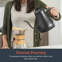 Load image into Gallery viewer, COSORI Electric Gooseneck Kettle with 5 Variable Presets, Pour Over Kettle & Coffee Kettle, 100% Stainless Steel Inner Lid & Bottom, 1200 Watt Quick Heating, 0.8L, Matte Black