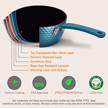 Load image into Gallery viewer, NutriChef Nonstick Cookware Excilon | Home Kitchen Ware Pots & Pan Set with Saucepan, Frying Pans, Cooking Pots, Lids, Utensil PTFE/PFOA/PFOS Free, 11 Pcs, Royal Blue