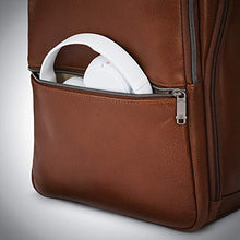 Load image into Gallery viewer, Samsonite Classic Leather Slim Backpack, Cognac, One Size