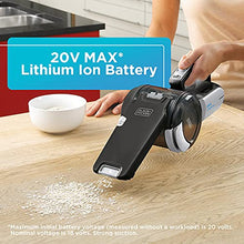 Load image into Gallery viewer, BLACK+DECKER 20V Max Handheld Vacuum, Cordless, Grey (BDH2000PL)