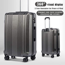 Load image into Gallery viewer, Coolife Luggage Expandable Suitcase PC+ABS 3 Piece Set with TSA Lock Spinner 20in24in28in