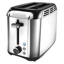 Load image into Gallery viewer, BLACK+DECKER TR3500SD Rapid Toast 2-Slice Toaster, Stainless Steel