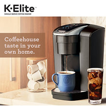 Load image into Gallery viewer, Keurig K-Elite Coffee Maker, Single Serve K-Cup Pod Coffee Brewer, With Iced Coffee Capability, Brushed Slate