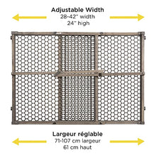 Load image into Gallery viewer, Safety 1st Vintage Wood Baby Gate with Pressure Mount Fastening (Gray)