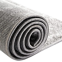 Load image into Gallery viewer, Unique Loom Trellis Frieze Collection Area Rug-Modern Morroccan Inspired Geometric Lattice Design, 6 x 9 ft, Light Gray/Ivory