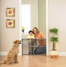 Load image into Gallery viewer, Safety 1st Vintage Wood Baby Gate with Pressure Mount Fastening (Gray)