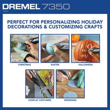 Load image into Gallery viewer, Dremel 7350-5 Cordless Rotary Tool Kit, Includes 4V Li-ion Battery and 5 Rotary Tool Accessories - Ideal for Light DIY Projects and Precision Work