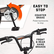 Load image into Gallery viewer, Mongoose Switch BMX Bike for Kids, 18-Inch Wheels, Includes Removable Training Wheels , Black