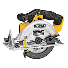 Load image into Gallery viewer, DEWALT 20V MAX Circular Saw, 6-1/2-Inch Blade, 460 MWO Engine, 0-50 Degree Bevel Capability, Bare Tool Only (DCS391B)