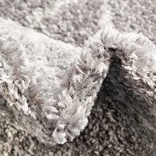 Load image into Gallery viewer, Unique Loom Trellis Frieze Collection Area Rug-Modern Morroccan Inspired Geometric Lattice Design, 6 x 9 ft, Light Gray/Ivory