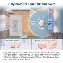 Load image into Gallery viewer, VTech Upgraded Smart WiFi Baby Monitor VM901, 5-inch 720p Display, 1080p Camera, HD NightVision, Fully Remote Pan Tilt Zoom, 2-Way Talk, Free Smart Phone App, Works with iOS, Android