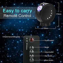 Load image into Gallery viewer, LitEnergy LED Sky Projector Light, Galaxy Lighting, Nebula Star Night Lamp with Base and Remote Control for Gaming Room, Home Theater, Bedroom , or Mood Ambiance (Black)