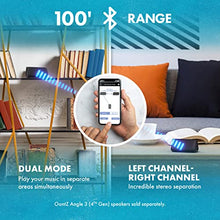 Load image into Gallery viewer, OontZ Angle 3 Bluetooth Speaker, up to 100 ft Wireless Range, Portable Speaker for iPhone, Android Phones, Louder Volume, Crystal Clear Sound, Rich Bass, IPX5 Portable Bluetooth Speaker (Black)