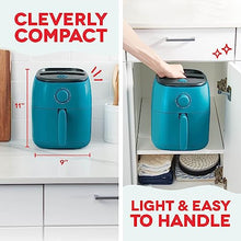 Load image into Gallery viewer, DASH Tasti-Crisp™ Electric Air Fryer + Oven Cooker with Temperature Control, Non-stick Fry Basket, Recipe Guide + Auto Shut Off Feature, 1000-Watt, 2.6 Quart - Teal
