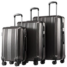 Load image into Gallery viewer, Coolife Luggage Expandable Suitcase PC+ABS 3 Piece Set with TSA Lock Spinner 20in24in28in