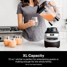 Load image into Gallery viewer, Ninja NJ601AMZ Professional Blender with 1000-Watt Motor & 72 oz Dishwasher-Safe Total Crushing Pitcher for Smoothies, Shakes & Frozen Drinks, Black