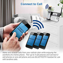Load image into Gallery viewer, VTech IS8151-5 Super Long Range 5 Handset DECT 6.0 Cordless Phone for Home with Answering Machine, 2300 ft Range, Call Blocking, Bluetooth, Headset Jack, Power Backup, Intercom, Expandable to 12 HS