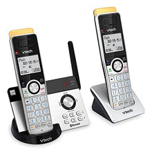 Load image into Gallery viewer, VTECH IS8121-2 Super Long Range up to 2300 Feet DECT 6.0 Bluetooth 2 Handset Cordless Phone for Home with Answering Machine, Call Blocking, Connect to Cell, Intercom and Expandable to 5 Handsets