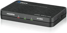 Load image into Gallery viewer, OREI 4K@60Hz 1 in 2 Out HDMI Duplicator Splitter - with Scaler 1x2 2 Ports with Full Ultra HD, HDCP 2.2, 4K at 60Hz 4: 4: 4 1080p & 3D Supports EDID Control - UHD-PRO102