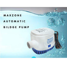 Load image into Gallery viewer, MAXZONE Automatic Submersible Boat Bilge Water Pump 12v 1100gph Auto with Float Switch