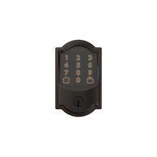 Load image into Gallery viewer, Schlage Encode Smart Wi-Fi Deadbolt with Camelot Trim in Aged Bronze