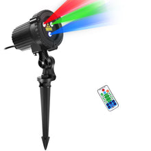 Load image into Gallery viewer, Christmas Laser Lights, Outdoor Garden Laser Lights Projector with Moving RGB Waterproof for Christmas Holiday