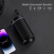 Load image into Gallery viewer, comiso X26 Bluetooth Speaker, IPX5 Waterproof Speakers 360° HD Surround Sound with Punchy Bass, Wireless Dual Pairing, 24H Playtime, Portable Speaker for Shower, Home, Outdoor, Camping, Beach - Black