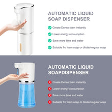 Load image into Gallery viewer, Secura Foaming Soap Dispenser, 10oz/300ml Touchless Automatic Soap Dispenser with Adjustable Volume Control, Rechargeable Hands Free Soap Dispenser for Kitchen, Bathroom White