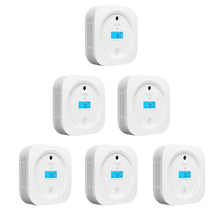 Load image into Gallery viewer, AEGISLINK Smoke and Carbon Monoxide Detector 10-Year Lifespan with Replaceable Battery, Photoelectric Fire Alarm and Electrochemical CO Alarm with Test/Silence Button, SC200, 6-Pack