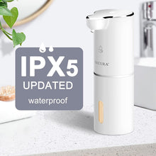 Load image into Gallery viewer, Secura Foaming Soap Dispenser, 10oz/300ml Touchless Automatic Soap Dispenser with Adjustable Volume Control, Rechargeable Hands Free Soap Dispenser for Kitchen, Bathroom White