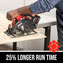 Load image into Gallery viewer, SKIL 20V 6-1/2 Inch Cordless Circular Saw Includes 2.0Ah PWR CORE 20 Lithium Battery and Charger - CR540602