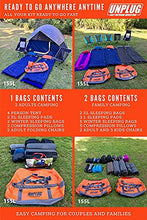 Load image into Gallery viewer, Unplug Ultimate Adventure Bag -1680D Heavy Duty Waterproof Duffel Bag for Boating, Motorcycling, Hunting, Camping, Kayaks or Jet Ski. Gets Gear Through Any Conditions (155L, Adventure Orange)