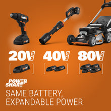 Load image into Gallery viewer, WORX WG322 20V Power Share 10" Cordless Chainsaw with Auto-Tension