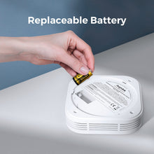 Load image into Gallery viewer, AEGISLINK Smoke and Carbon Monoxide Detector 10-Year Lifespan with Replaceable Battery, Photoelectric Fire Alarm and Electrochemical CO Alarm with Test/Silence Button, SC200, 6-Pack
