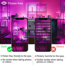 Load image into Gallery viewer, MELPO LED Flood Light Outdoor, 300W Equivalent 3000LM Smart RGB Landscape Lighting with APP Control, DIY Scenes - Timing - Warm White 2700K - Color Changing Uplight, IP66 Waterproof US Plug (4 Pack)