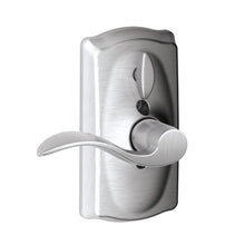 Load image into Gallery viewer, SCHLAGE FE595 CAM 626 ACC Camelot Keypad Entry with Flex-Lock and Accent Levers, Brushed Chrome
