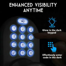 Load image into Gallery viewer, MiLocks TKK-02OB Digital Door Knob Lock with Electronic Keypad, Oil Rubbed Bronze, Keypad Lockable