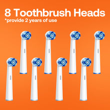Load image into Gallery viewer, Bitvae R2 Rotating Electric Toothbrush for Adults with 8 Brush Heads, Travel Case, 5 Modes Rechargeable Power Toothbrush with Pressure Sensor, 3 Hours Fast Charge for 30 Days, Black