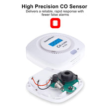 Load image into Gallery viewer, 3 Packs Carbon Monoxide Detectors - Hembisen CO Alarm Detector Monitor Battery Operated with Digital Display for House Kitchen Restaurant Hotel Office