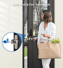 Load image into Gallery viewer, Veise Keyless Entry Door Lock, Electronic Keypad Deadbolt, Keyed Entry, Auto Lock, Anti-Peeking Password, Back Lit & Easy Installation Design, Satin Nickel