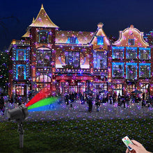 Load image into Gallery viewer, Christmas Laser Lights, Outdoor Garden Laser Lights Projector with Moving RGB Waterproof for Christmas Holiday