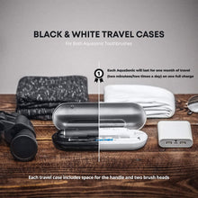 Load image into Gallery viewer, Aquasonic Duo - Dual Handle Ultra Whitening 40,000 VPM Wireless Charging Electric ToothBrushes - 3 Modes with Smart Timers - 10 Dupont Brush Heads & 2 Travel Cases Included
