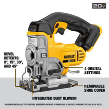 Load image into Gallery viewer, DEWALT 20V MAX XR Jig Saw, 3,000 Blade Speed, Cordless, LED Light, Bare Tool Only (DCS331B)